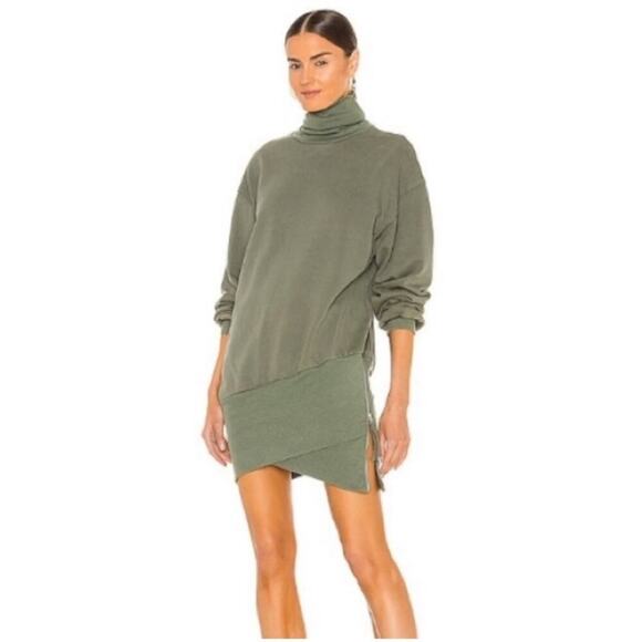 Young Fabulous & Broke Tie Dye Asymmetrical Turtleneck Dress - Picture 5 of 7